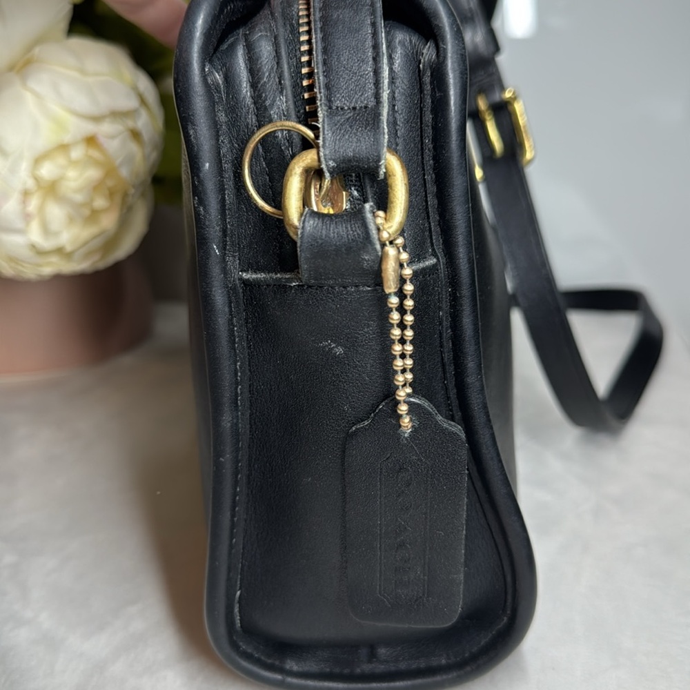 Coach Black Leather Crossbody Bag - Picture 6 of 13